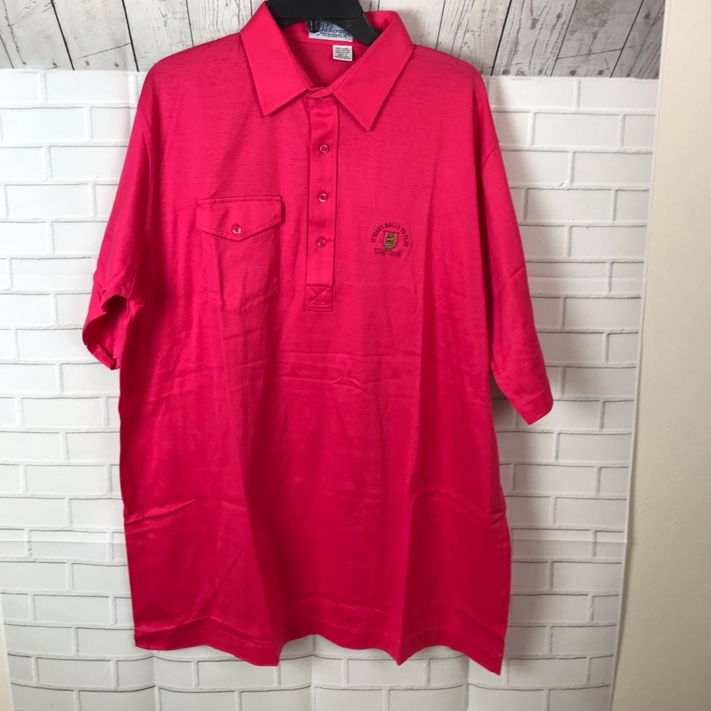Vintage Pickering Golf Shirt Wolf Creek XL
